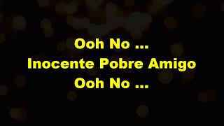 Karaoke  Juan Gabriel  Inocente Pobre Amigo [upl. by Esile887]