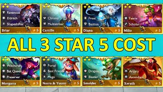 Set 12 ALL 5 Cost Units 3 Star ⭐⭐⭐ [upl. by Avigdor]