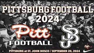 Pitt vs St John Bosco LIVE  Week 4  College Football 2024 [upl. by Lewap]