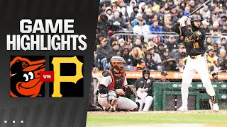 Orioles vs Pirates Game Highlights 4524  MLB Highlights [upl. by Erreit]