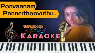 Ponvaanam unplugged karaoke [upl. by Zetrom950]