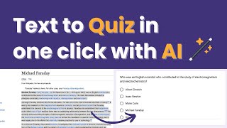 Generate Quiz Questions with AI  Easy Tutorial [upl. by Medarda]