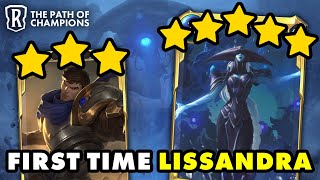 ⭐⭐⭐ 3 STAR GAREN vs LISSANDRA for the FIRST TIME  Legends of Runeterra  The Path of Champions [upl. by Ailongam]