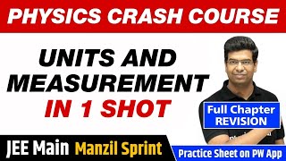 UNITS AND MEASUREMENTS in One Shot  Full Chapter Revision  Class 11  JEE Main [upl. by Feeley]