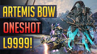 Warframe  32x Damage STRONGEST Artemis Bow LEVEL 9999 Steel Path [upl. by Morris788]