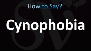 How to Pronounce Cynophobia correctly [upl. by Lleznol843]