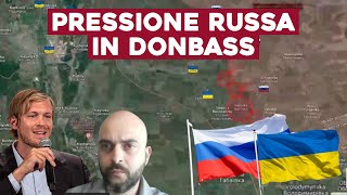 LA RUSSIA SPINGE in DONBASS SITUAZIONE CRITICA per UCRAINI ANALISI con L STEINMANN e E BROGI [upl. by Urissa956]