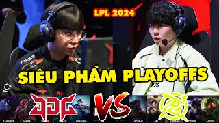 LPL 2024 Highlight JDG vs NIP full Siêu phẩm Playoffs  JD Gaming vs Ninjas in Pyjamas  Mùa Xuân [upl. by Aved92]