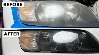 QUICK and EASY Headlight Restoration on the BMW Z3 [upl. by Ycnuahc988]