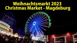 Weihnachtsmarkt Magdeburg 2023  Christmas Market in Magdeburg Germany [upl. by Angie450]