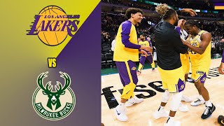 Lakers vs Bucks  Pre Season Lakers Highlights [upl. by Etna]