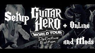 Guitar Hero World Tour Definitive Edition Setup  Online and Mods OUTDATED [upl. by Archibold366]