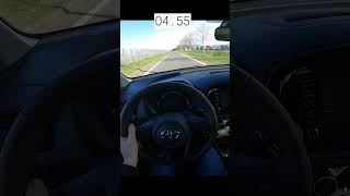 Toyota Aygo X 2023 0100kmh acceleration acceleration [upl. by Rinum974]