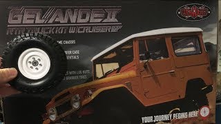 EPISODE 2  RC4WD RTR Land Cruiser unboxing amp GMade Rims amp Proline BFGoodrich tire install [upl. by Dominique56]