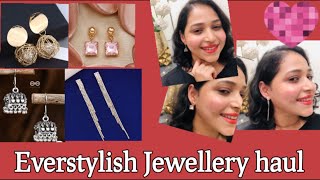 Everstylish Jewellery Haul  Jewellery collection  Earrings jewellery earrings [upl. by Sulihpoeht]