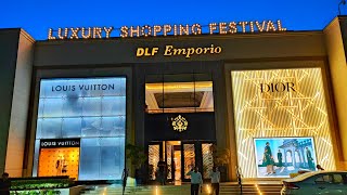 DLF Emporio Mall DELHI  INDIAS LUXURY MALL  Vasant Kunj  VLOG 2023 [upl. by Luoar]