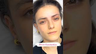 Brows lamination short video juliedesigner browlamination shorts ytshorts eyebrow [upl. by Crispen406]