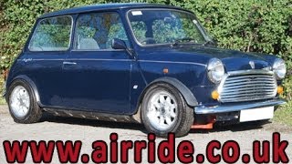 AirRide  Classic Mini on all round air suspension [upl. by Anaujik]