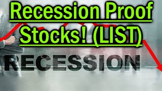 Recession Proof Stocks COMPLETE LIST [upl. by Nahtanha]