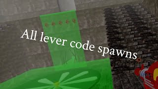 All SAKTK lever code spawns [upl. by Lambart343]