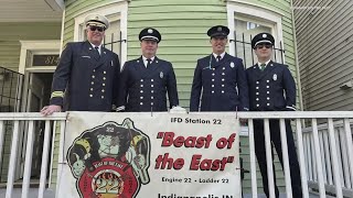 IFD firefighters visit Savannah Georgia for St Patricks Day parade [upl. by Skiest50]