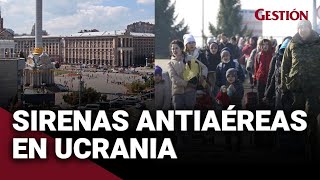 UCRANIA ¿Por qué y cuándo suenan las sirenas antiaéreas  EXPLICACIÓN [upl. by Assiram]