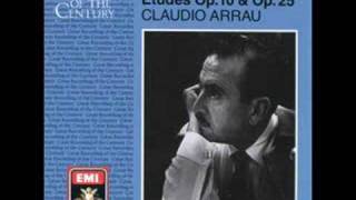 CLAUDIO ARRAU  Chopin Etude no9 op10 [upl. by Atekal734]