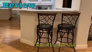 Counter Height Bar Stools Set Review  Is it Quality [upl. by Laney]