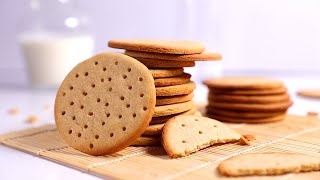 HOMEMADE DIGESTIVE BISCUITS [upl. by Screens]