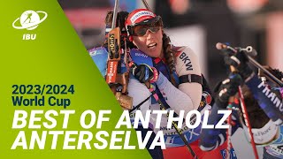 World Cup 2324 AntholzAnterselva Top Moments [upl. by Antonella]