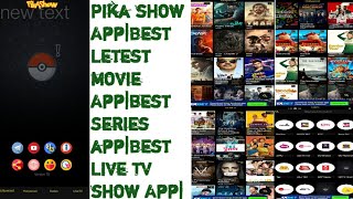 Pika show AppBest Letest movie Appbest Series appBest Live TV show AppPIKA SHOW All In One App [upl. by Ahseiyn]