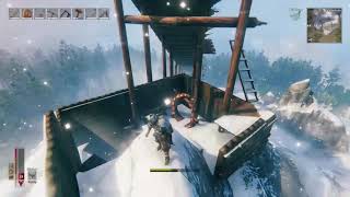 Valheim  Boat Slide  Ramp Construction TimeLapse Pt5 [upl. by Thinia]