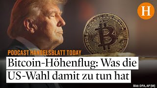 Bitcoin wieder über 70000 Dollar – die KryptoSzene wettet auf Trump [upl. by Sosthena]