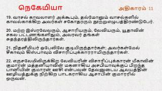 Nehemiah Chapter 11  Tamil Audio Bible [upl. by Obmar960]