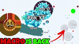 MACRO IS BACK IOS MACRO IN CLASSIC MODE ❄️ AGARIO MOBILE [upl. by Kaleb]