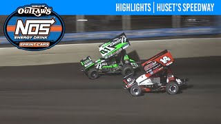 World of Outlaws NOS Energy Drink Sprint Cars  Huset’s Speedway  August 31 2024  HIGHLIGHTS [upl. by Skillern]