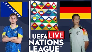 🇧🇦BiH 12 NEMAČKA UŽIVO🇩🇪  3️⃣ KOLO  🏆LIGA NACIJA [upl. by Azila]