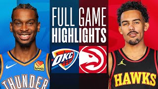 THUNDER at HAWKS  FULL GAME HIGHLIGHTS  January 3 2024 [upl. by Atika516]