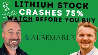 Albemarle Stock Down 75 Buy Before it Skyrockets [upl. by Cleopatra]