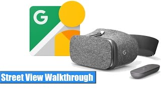 Google Daydream VR Street View Walkthrough  HandsOn [upl. by Boudreaux]