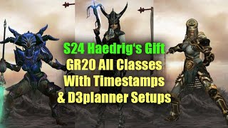 GR20 Haedrigs Gift  Full Set Guide ALL CLASSES  Season 24 [upl. by Oicnevuj]