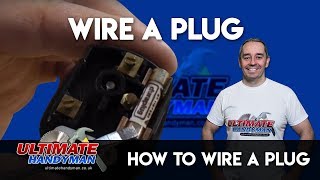 how to wire a plug  ultimate handyman DIY tips [upl. by Idram476]