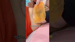 Painless Underarm Wax Reaction🤩 wax waxing hairremoval satisfying bts satisfying yt shorts [upl. by Jerrilee]