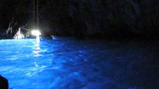 Blue Grotto Grotta Azzurra in Capri island [upl. by Rehpotsirk]