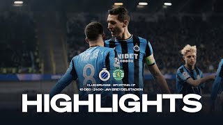 CLUB BRUGGE  SPORTING CP  HIGHLIGHTS  20242025 [upl. by Hessler]