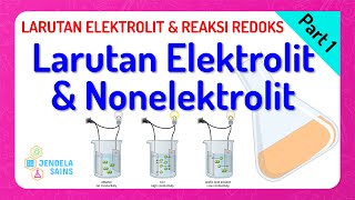 Larutan Elektrolit dan Reaksi Redoks Kelas 10 • Part 1 Larutan Elektrolit dan Nonelektrolit [upl. by Jasisa]