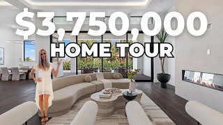 Explore The Stunning 375 Million Custom Spanish Modern Estate For Sale In Las Vegas  Home Tour [upl. by Kassi]