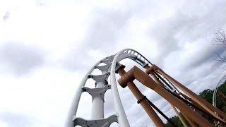 Powder Keg Front Seat POV 2014 FULL HD Silver Dollar City [upl. by Eniluap]