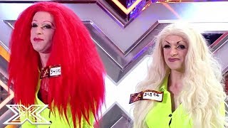 DAZZLING Drag act on X Factor Spain  X Factor Global [upl. by Suravaj]