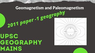 Geomagnetism and Paleomagnetism Geomorphology  Geography mains UPSC [upl. by Wane]